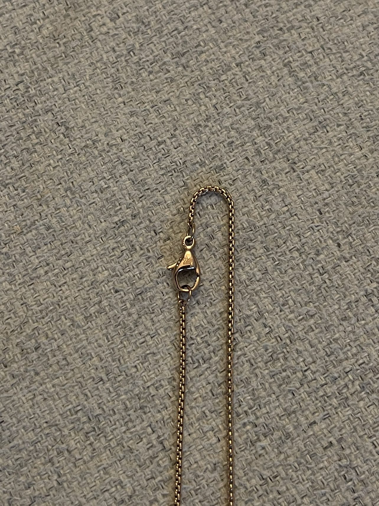 Rose gold ring adjustable necklace image indicator(5)