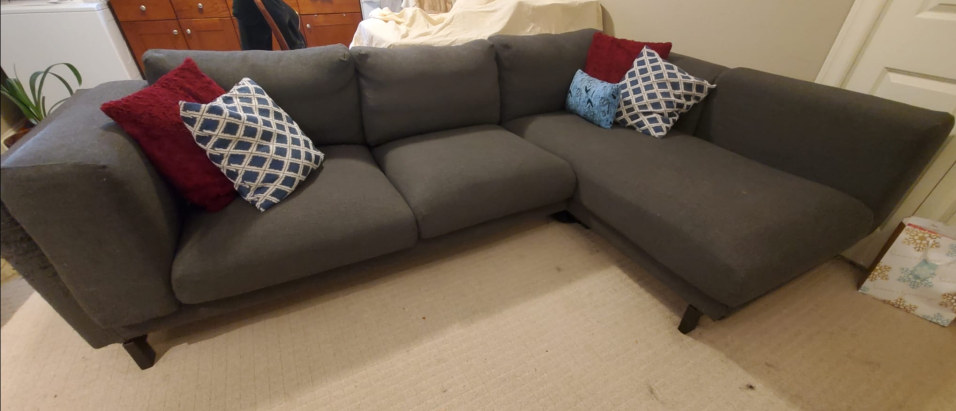 IKEA Nockeby Chaise Sectional Sofa MUST GO - photo 3