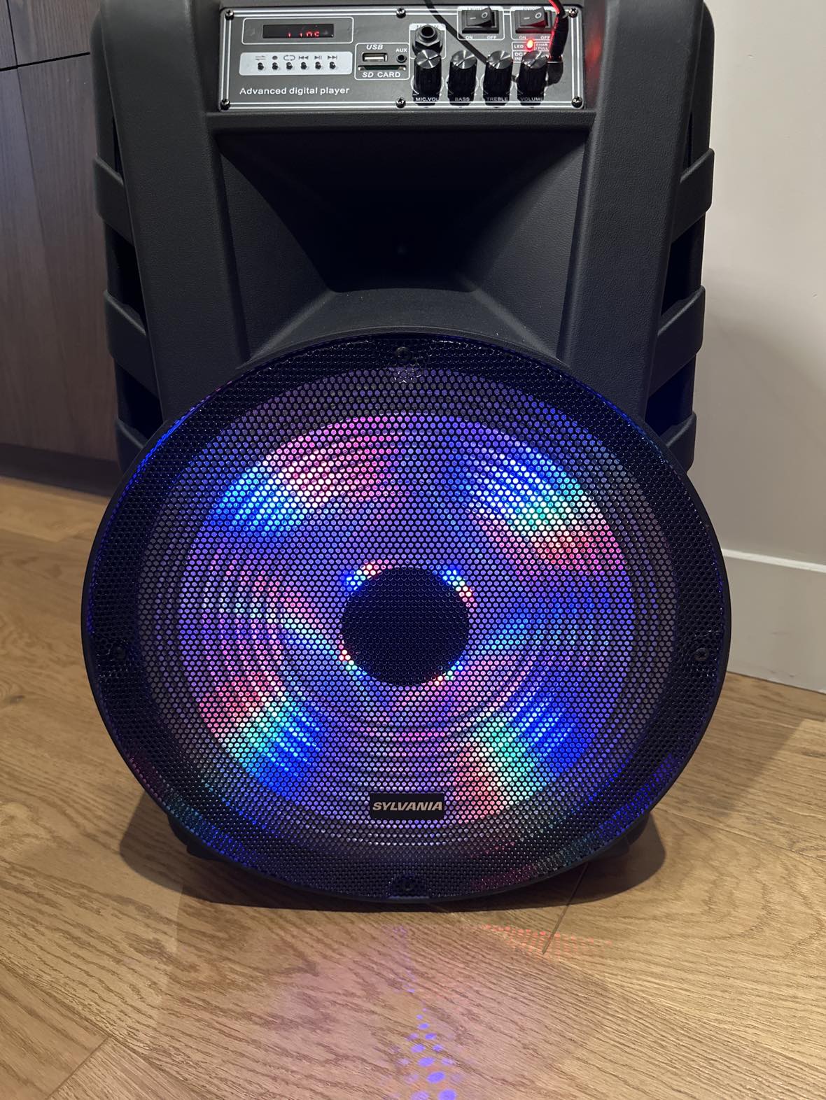 Sylvania Portable Party  speaker with USB, SD , AUX  🥕 image indicator(3)