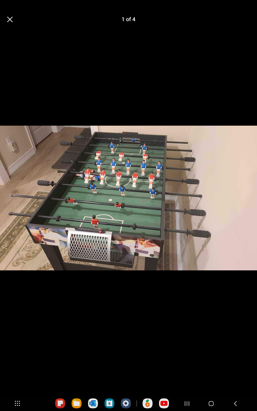 Foosball table