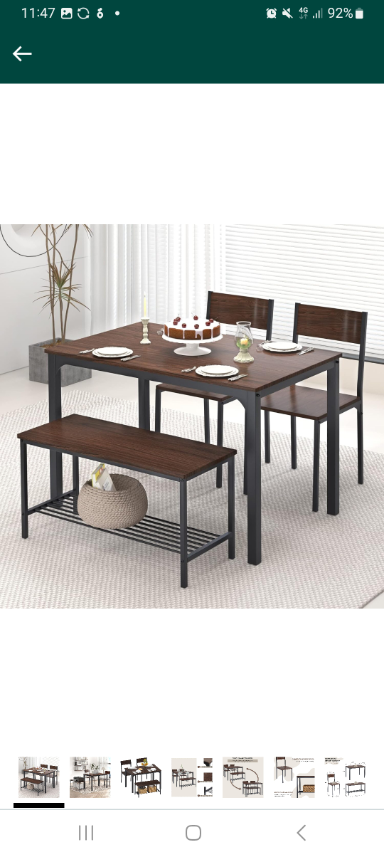 Dinning table and chairs