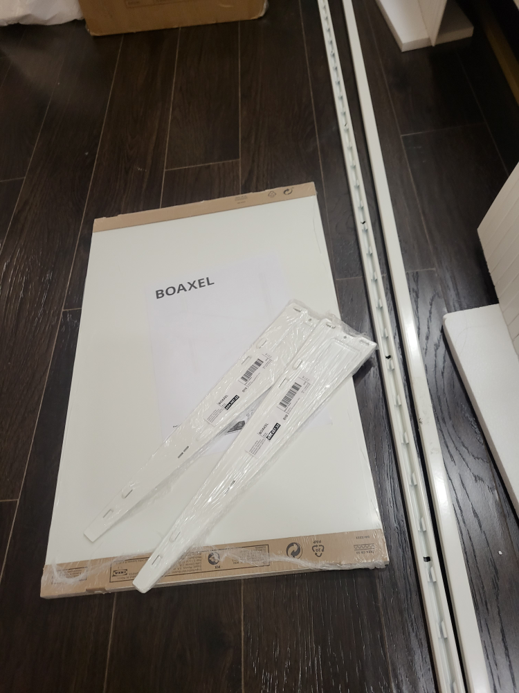 ikea boaxel shelf unit ONLY SOME PARTS FOR SELL. image indicator(2)