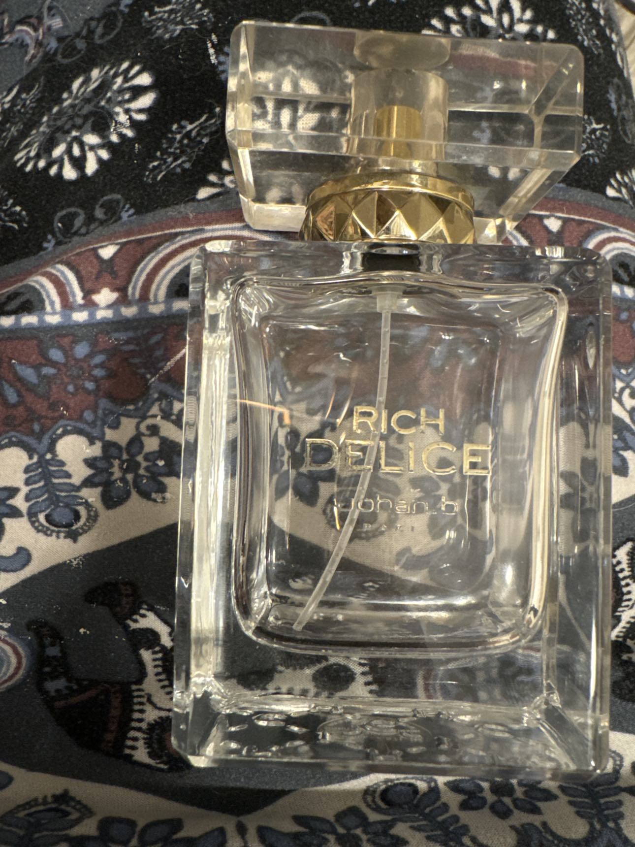 Empty perfume glass bottle image indicator(2)