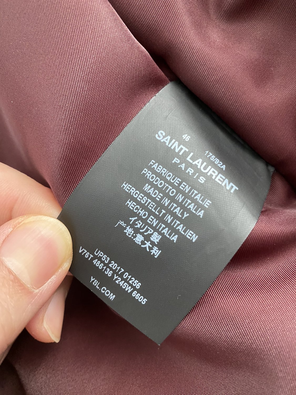 Saint Laurent Paris Bomber Jacket image indicator(3)