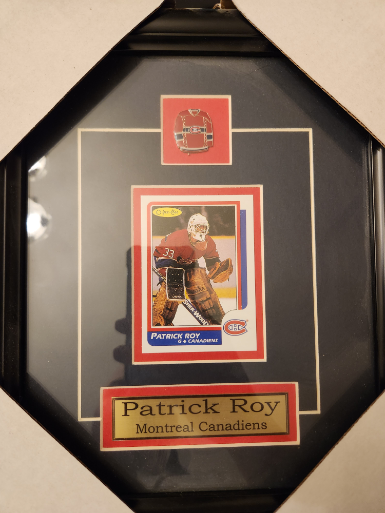 FRAMED REPRINT ROOKIE CARDS ORR GRETZKY JORDAN ROY LEMIEUX image indicator(4)