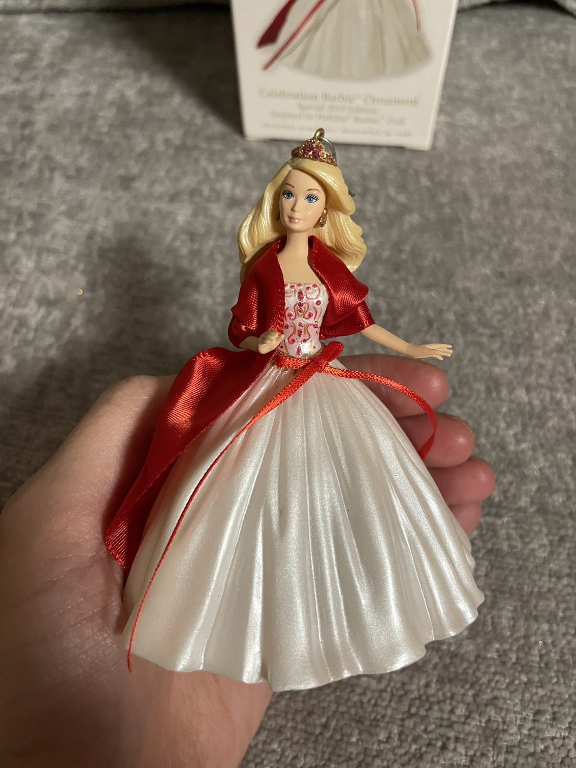 Hallmark Keepsake Barbie Ornament; Celebration Barbie #11 2010 image indicator(2)