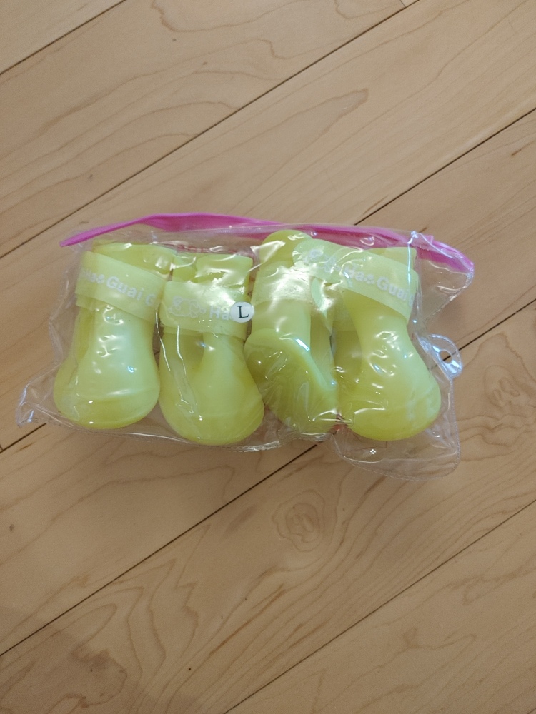Neon Color Dog Shoes for Paw size 2.24x1.85" (5.7x4.7cm)