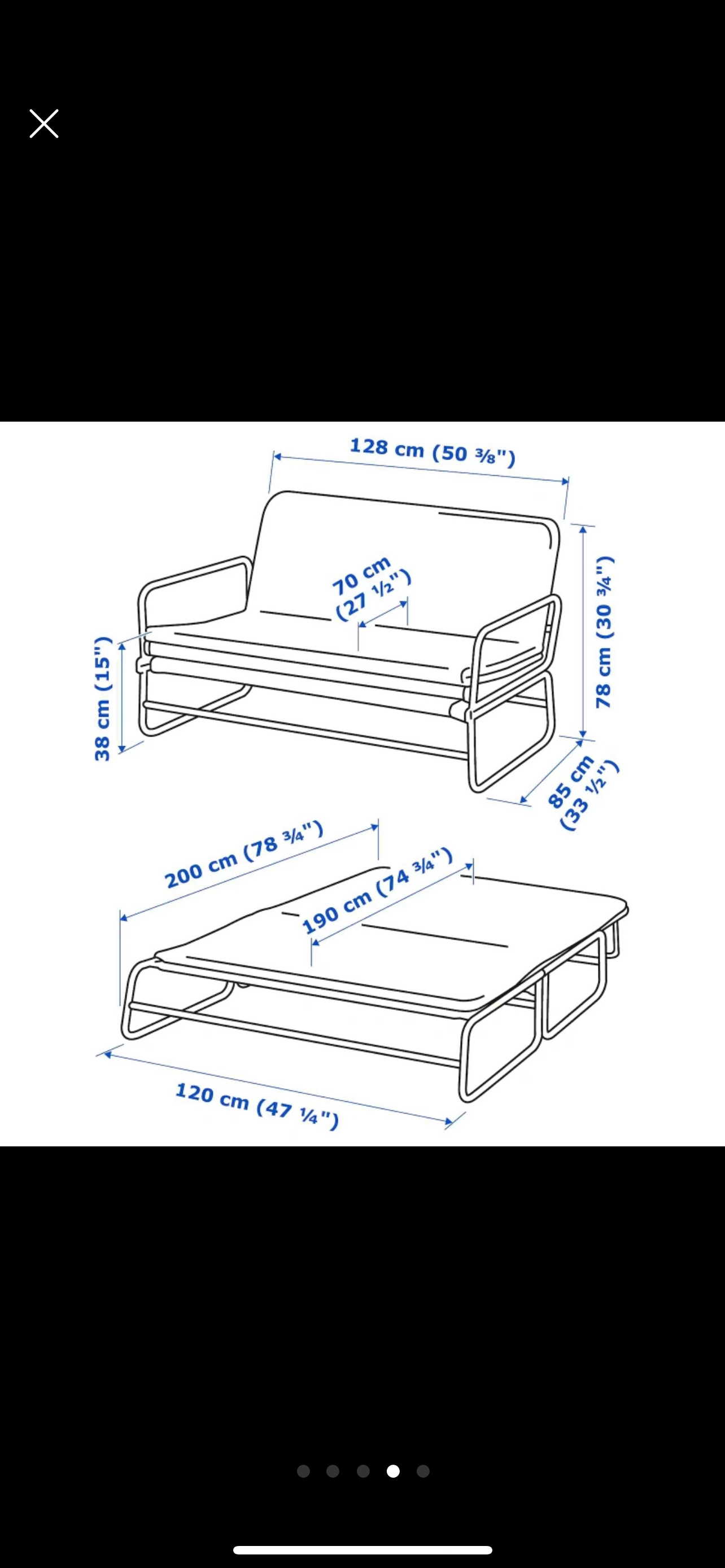 Sofa bed(ikea) - photo 2