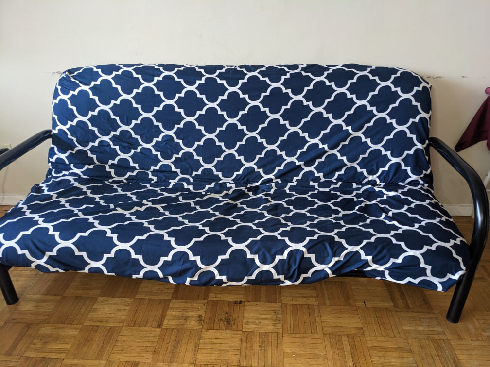 Futon Couch/ Sofa cum bed (moving sale) thumbnail