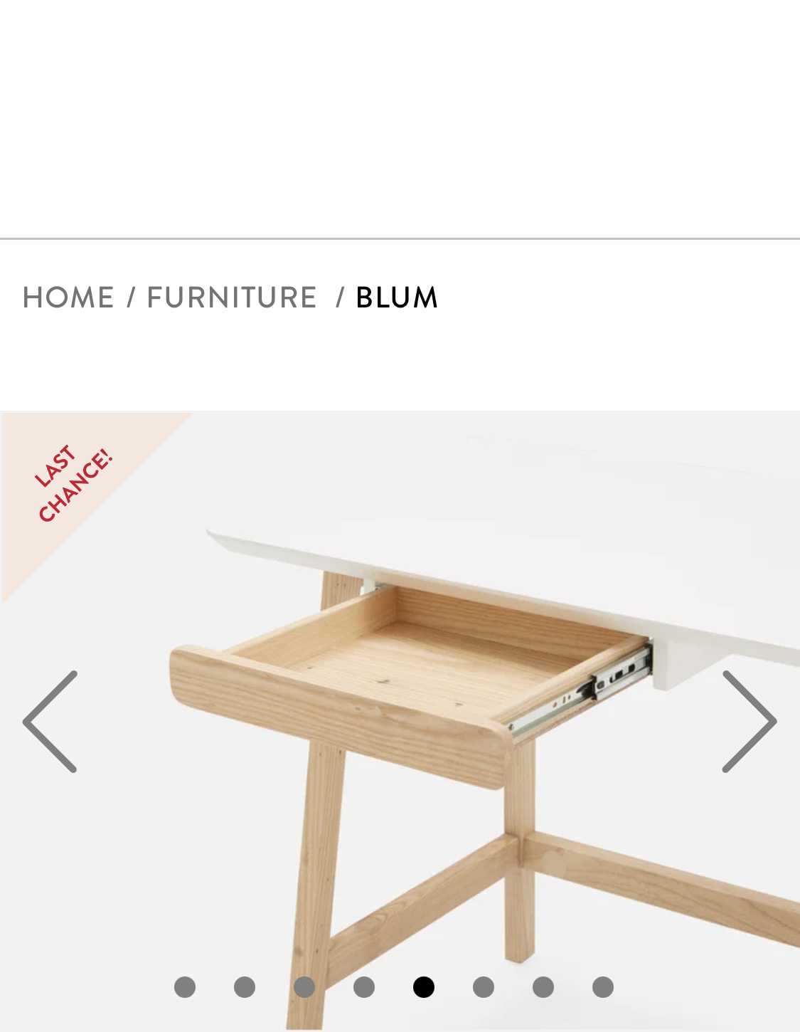 Structube BLUM desk 140 cm - photo 2
