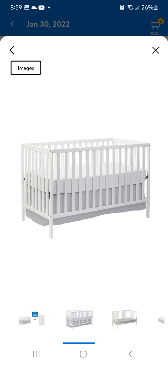 baby crib with mattress - photo 5