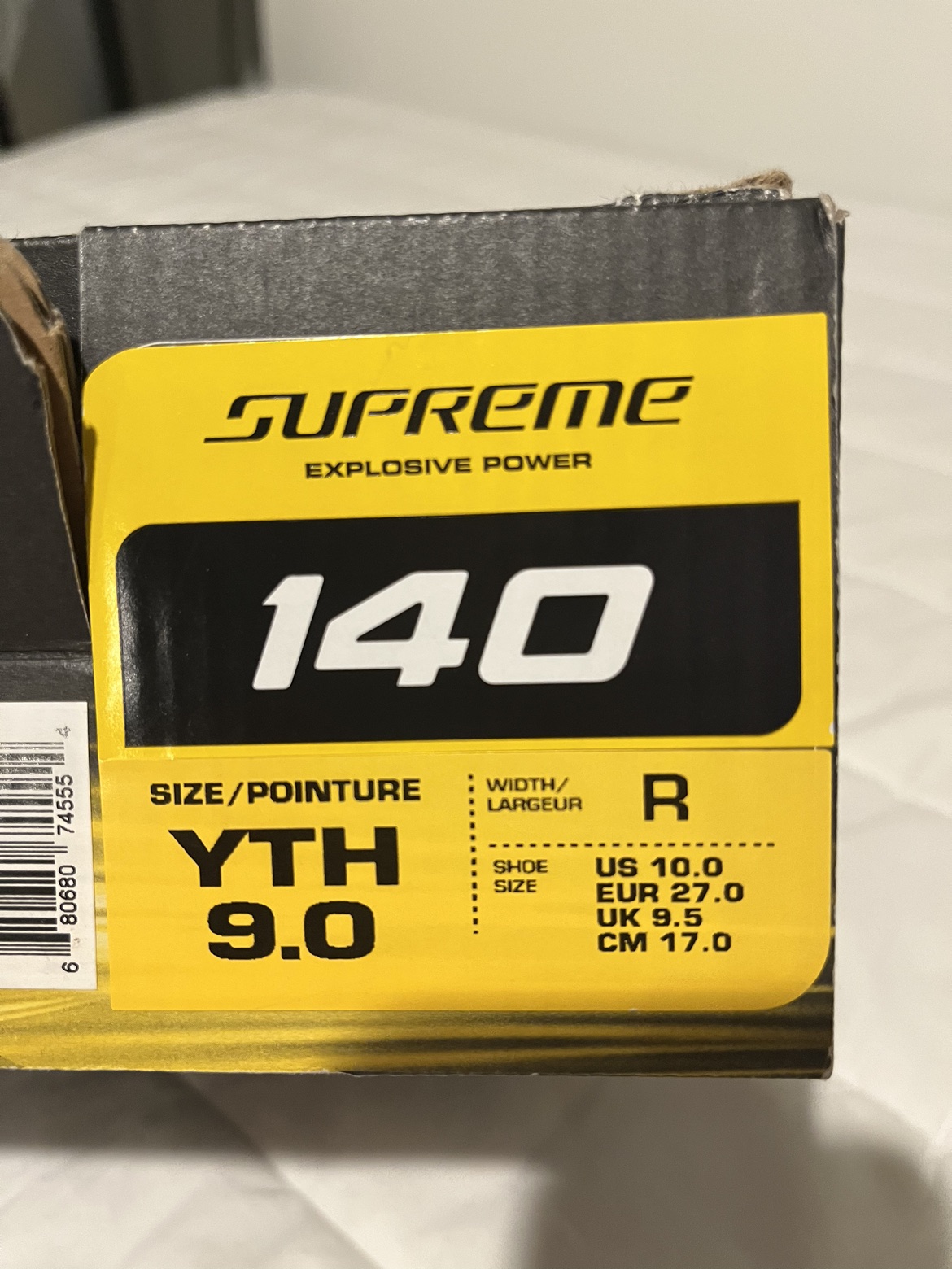 Bauer Small Kid skates size Youth 9 image indicator(3)