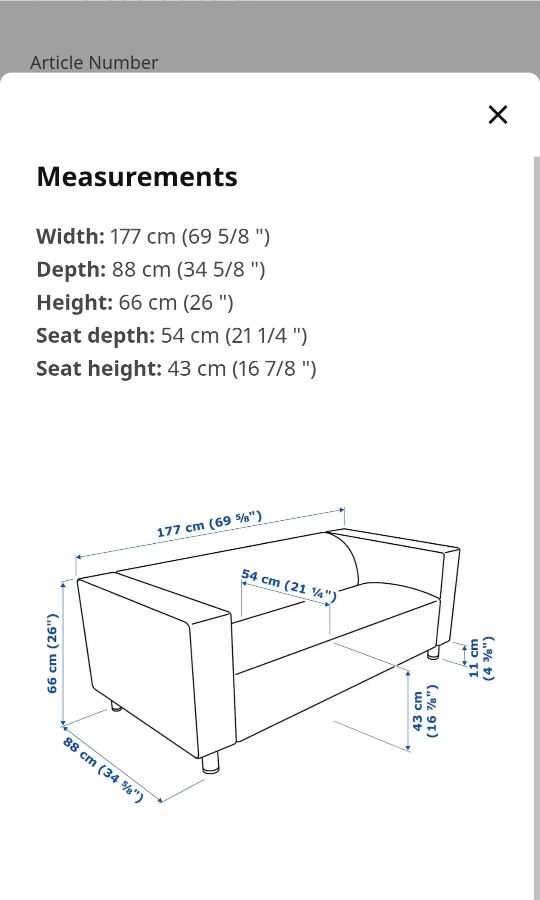 Ikea Love seat Sofa - photo 2