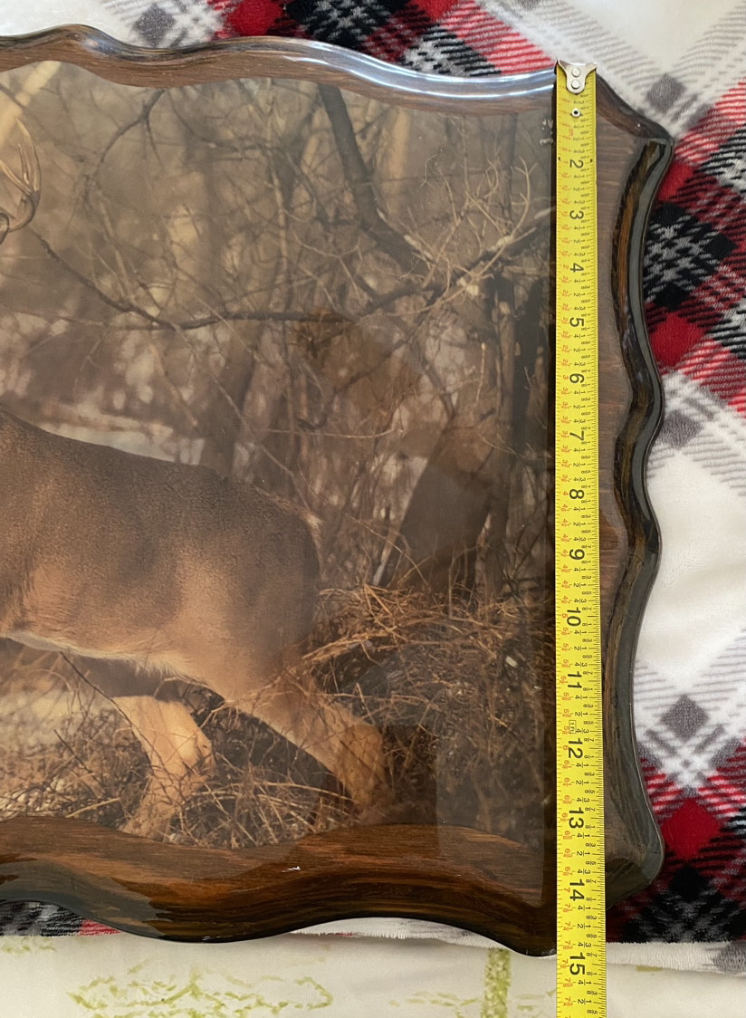 Resin deer picture image indicator(5)