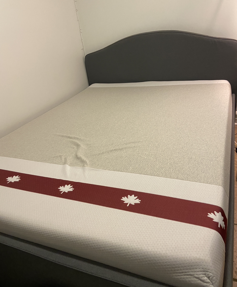 Juno queen size mattress and ikea frame