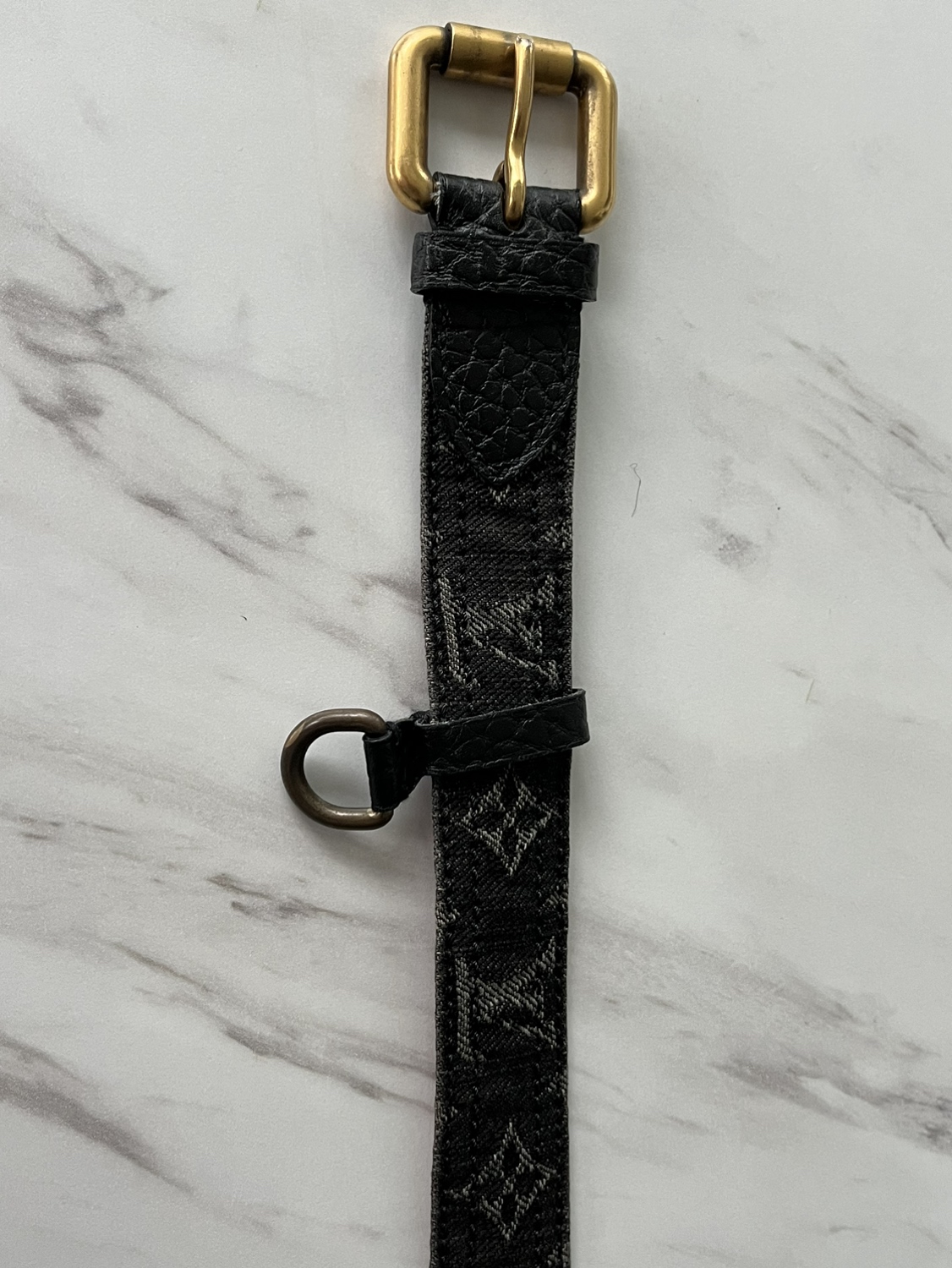 Authentic LV Leather belt