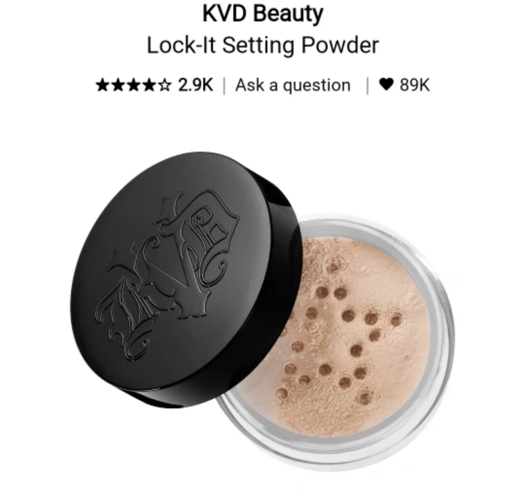 Kat Von D Lock-It Translucent Setting Powder w/ Freebie!