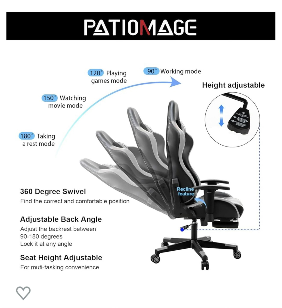 Amazon gaming chair - photo 4