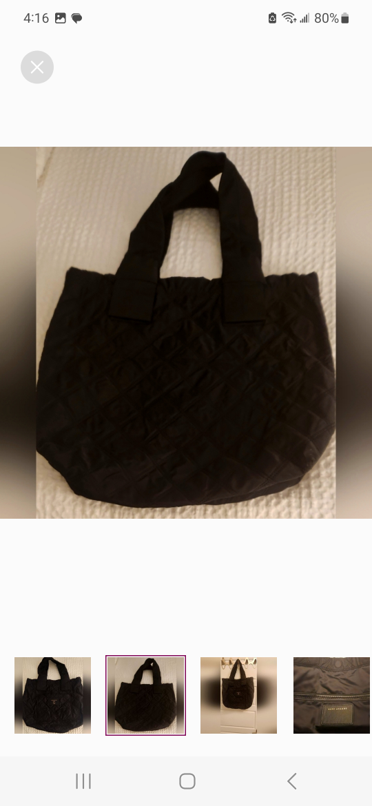 Marc Jacobs Nylon Tote. Like brand new image indicator(3)