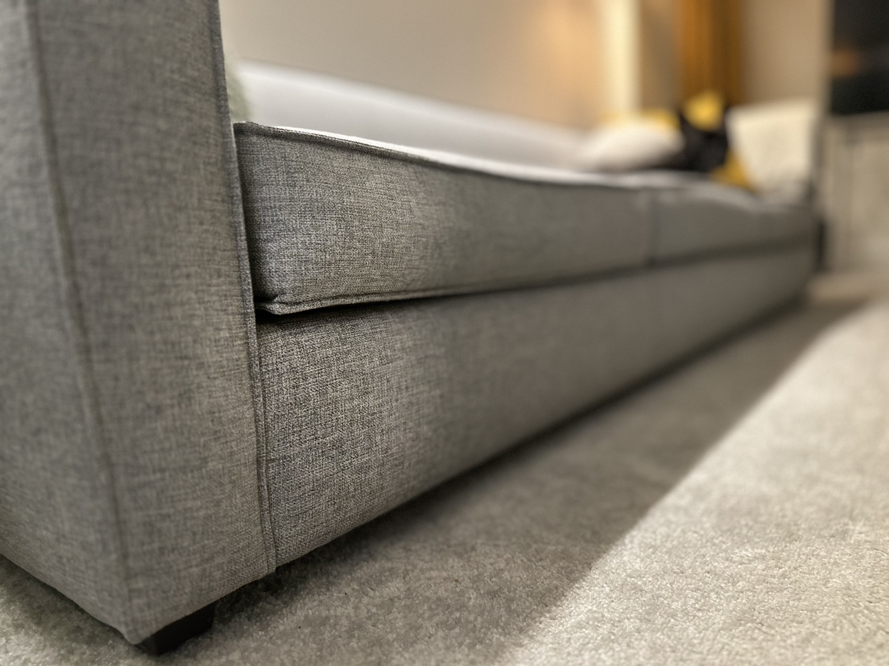 CB2 CLUB GREY FABRIC 3-SEATER SOFA image indicator(3)