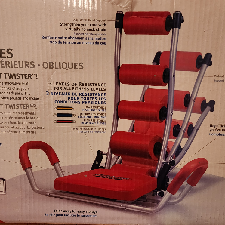 AB ROCKET TWISTER EXERCISE MACHINE BRAND NEW image indicator(7)