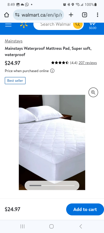 Mattress Pad - Twin image indicator(3)