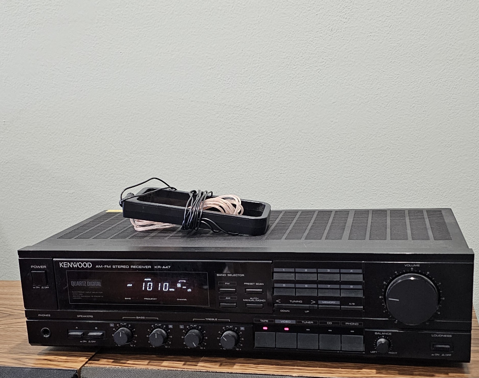 1980's Vintage Kenwood Receiver KR-A47