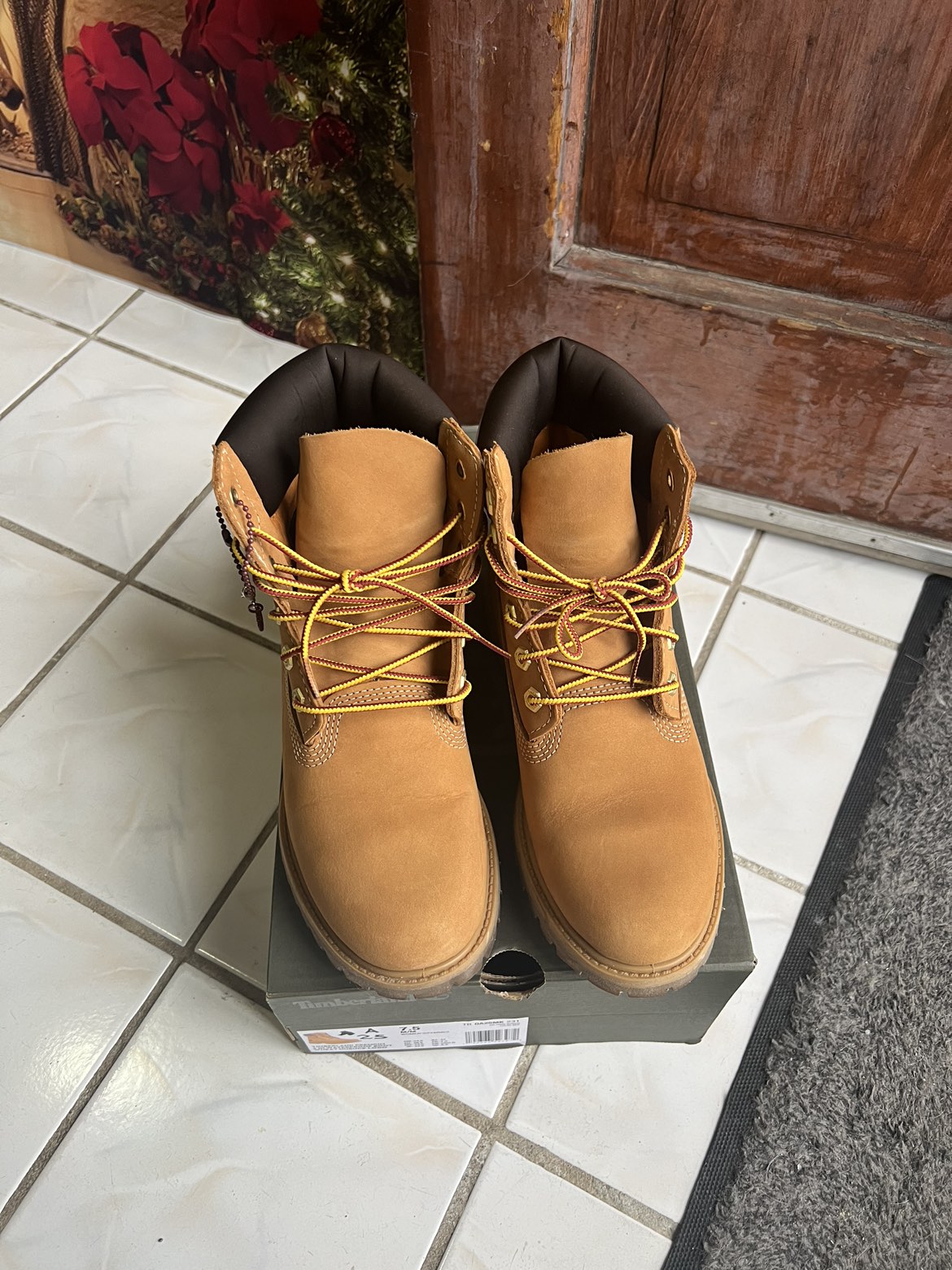 NEW timberland premium 6” W7.5 Nubuck waterproof boots logo - photo 3