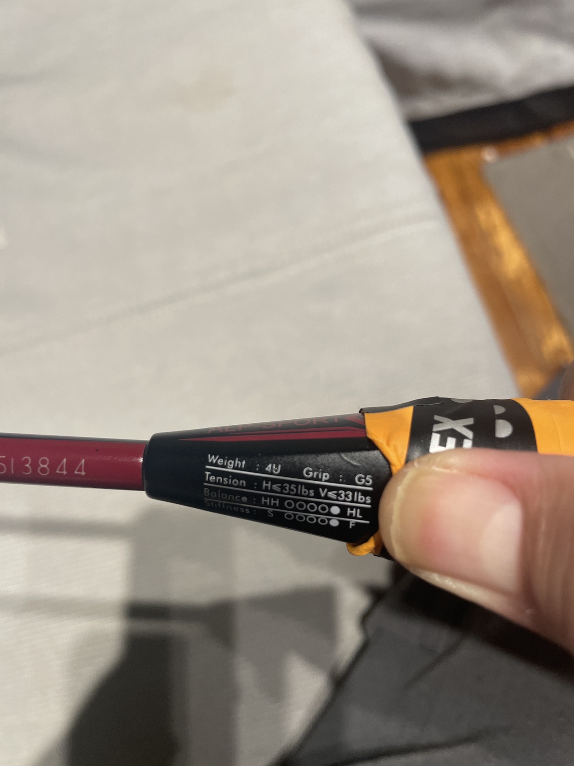alp sports- average player badminton racquet - photo 4