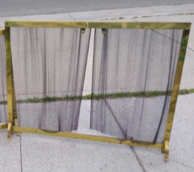Two Brass Fireplace Screens thumbnail