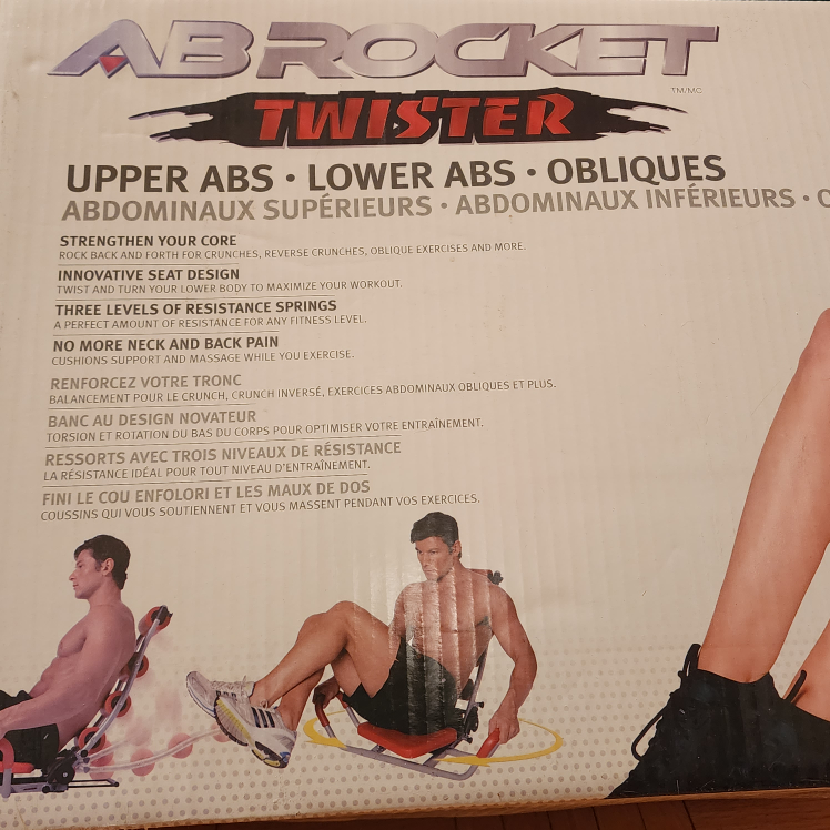AB ROCKET TWISTER EXERCISE MACHINE BRAND NEW image indicator(2)