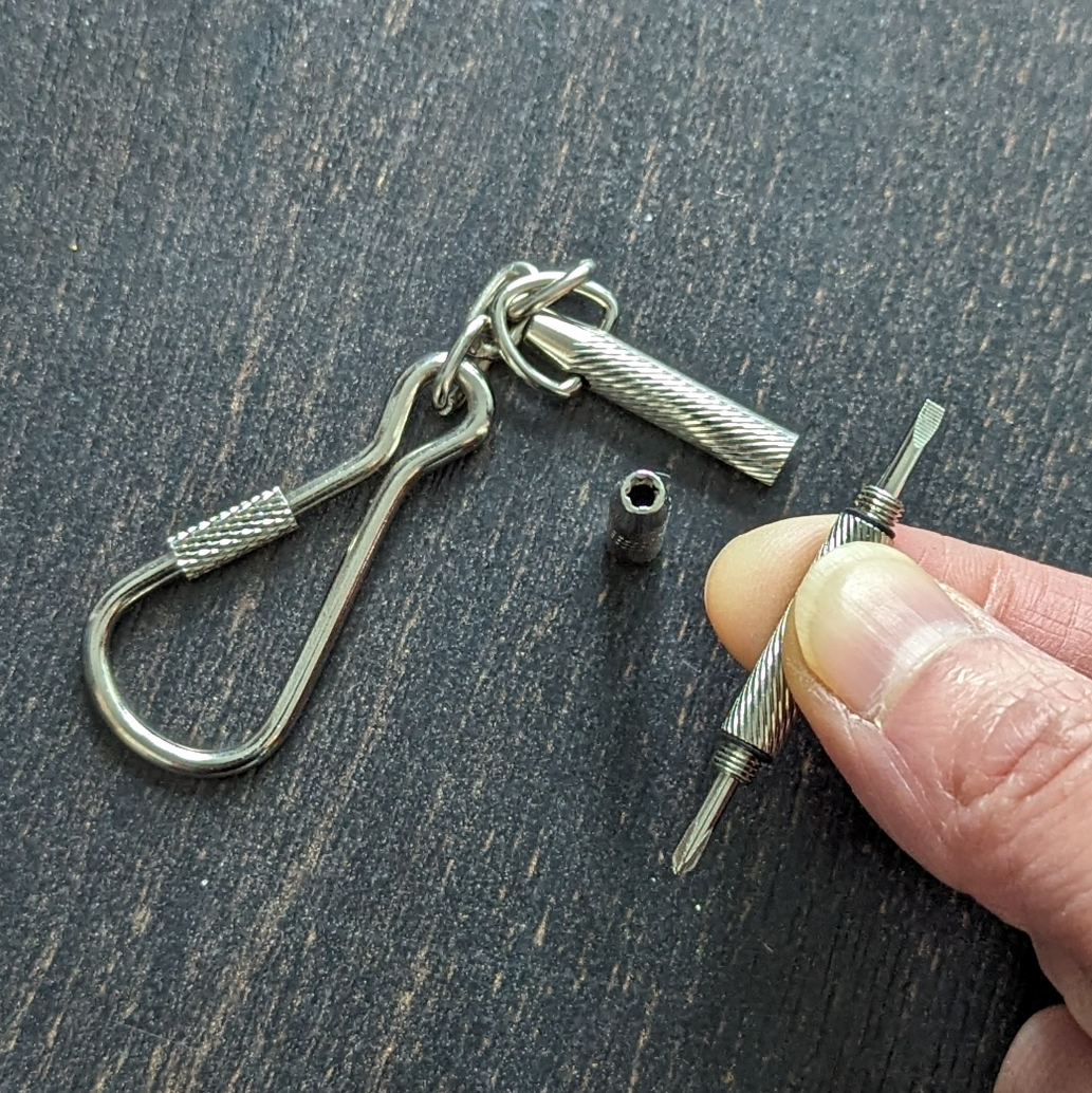 Tiny screwdriver keychain #freecycle thumbnail