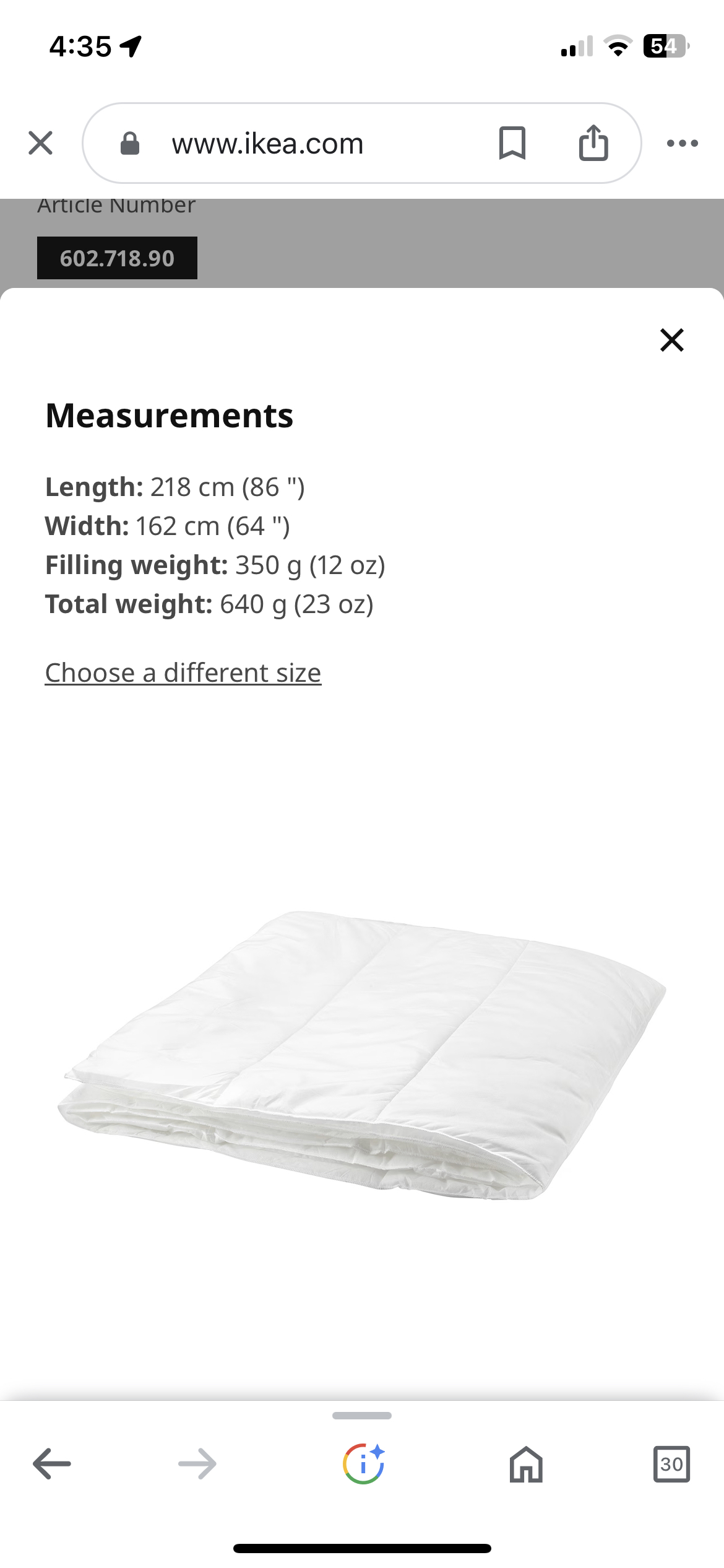 IKEA lightweight twin comforter (Unopend!!New!!) - photo 2