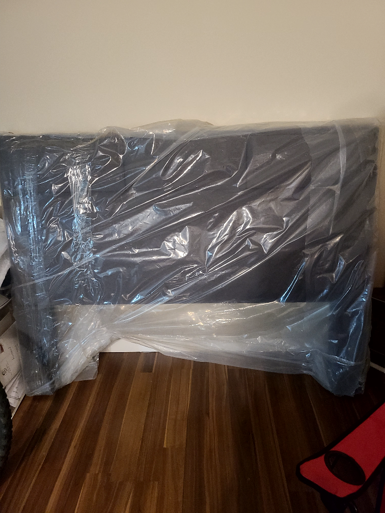Blue Grey Headboard Lightly Used