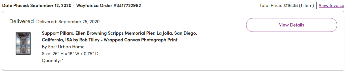 Wrapped Canvas Photograph Print -Support Pillars image indicator(7)