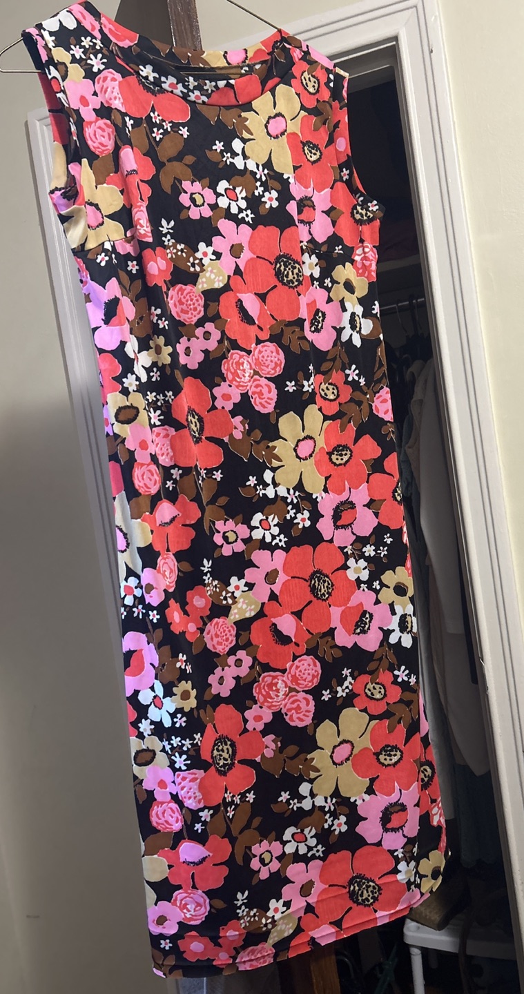 Large floral dress thumbnail