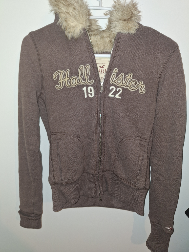 Hollister Faux Fur Hoodie