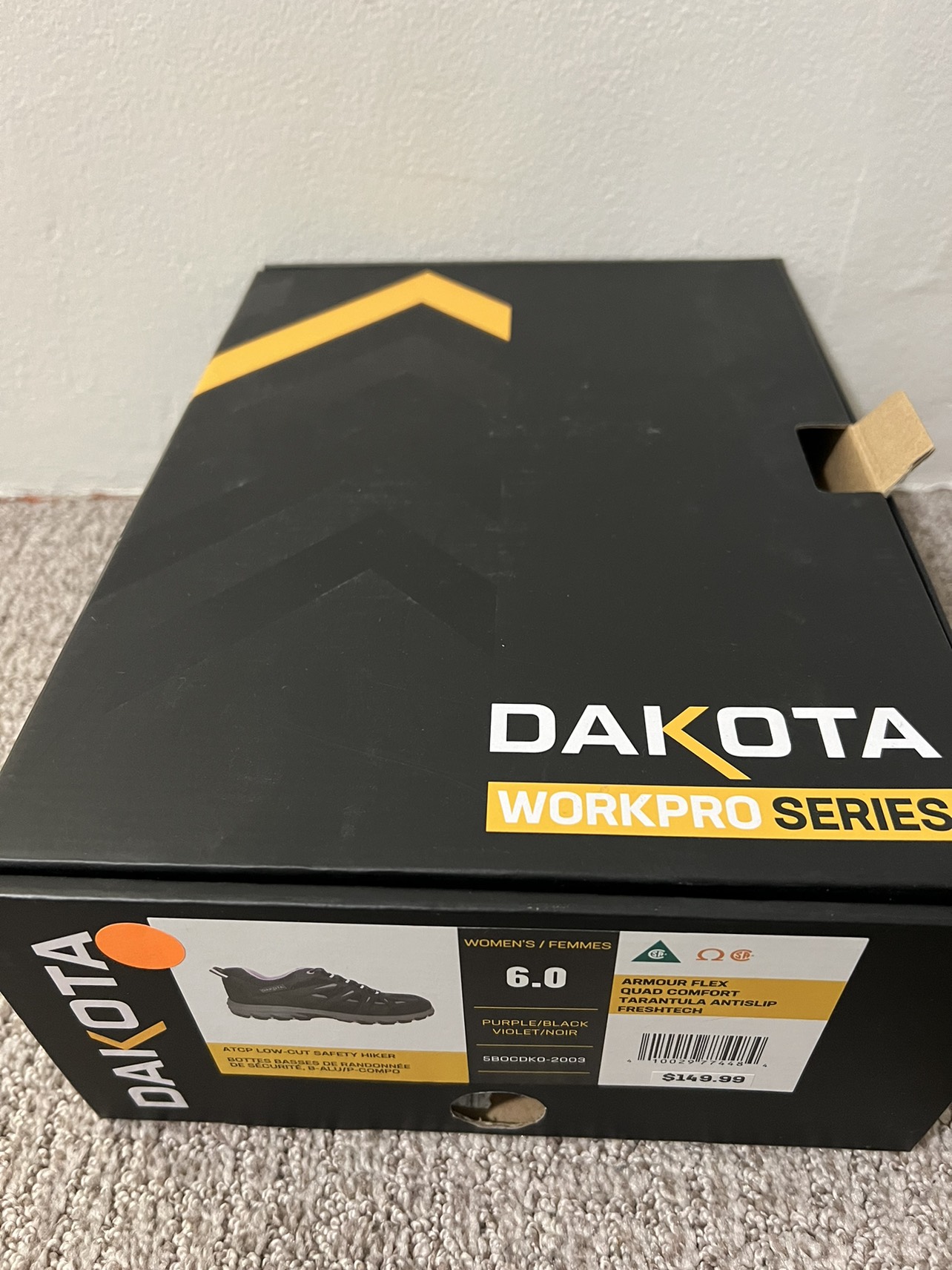 DAKOTA safety shoes women size 6 - photo 5