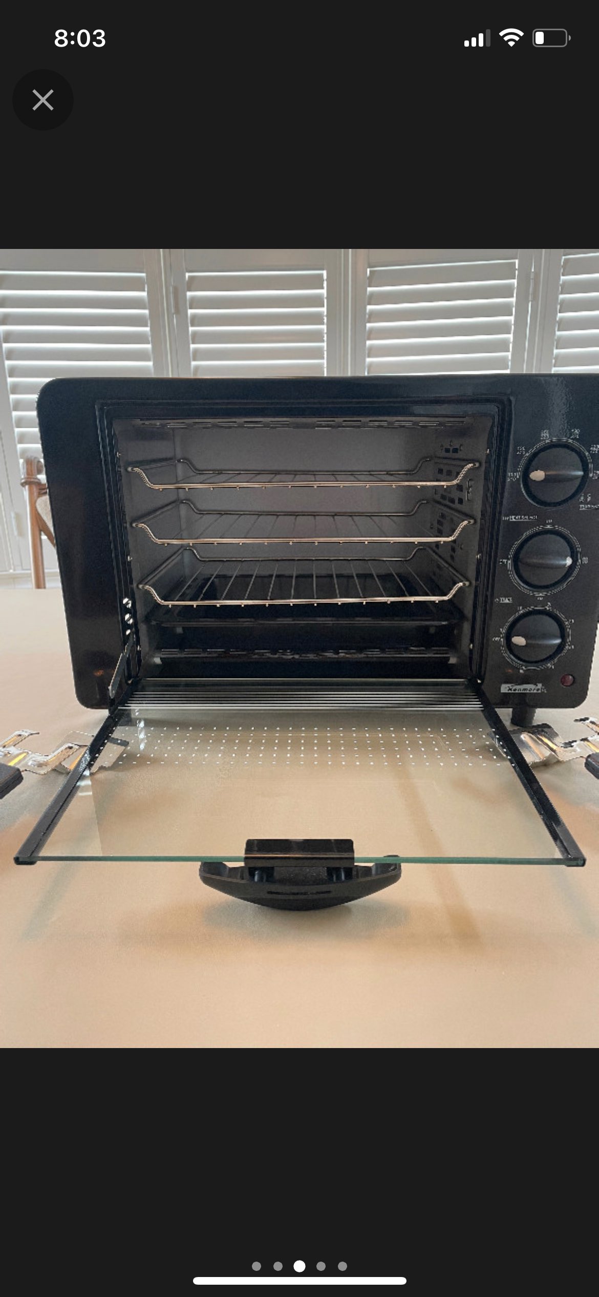 Kenmore Counter Top Oven - photo 3