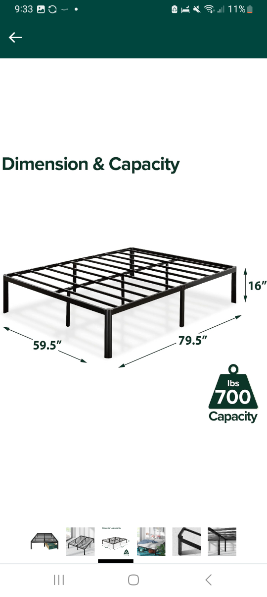 Metal Platform Bed Frame
