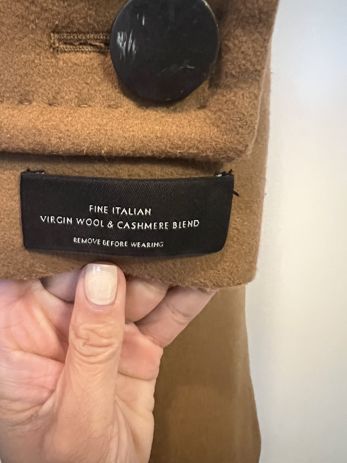 Babaton Wool & Cashmere Coat Tan - photo 2