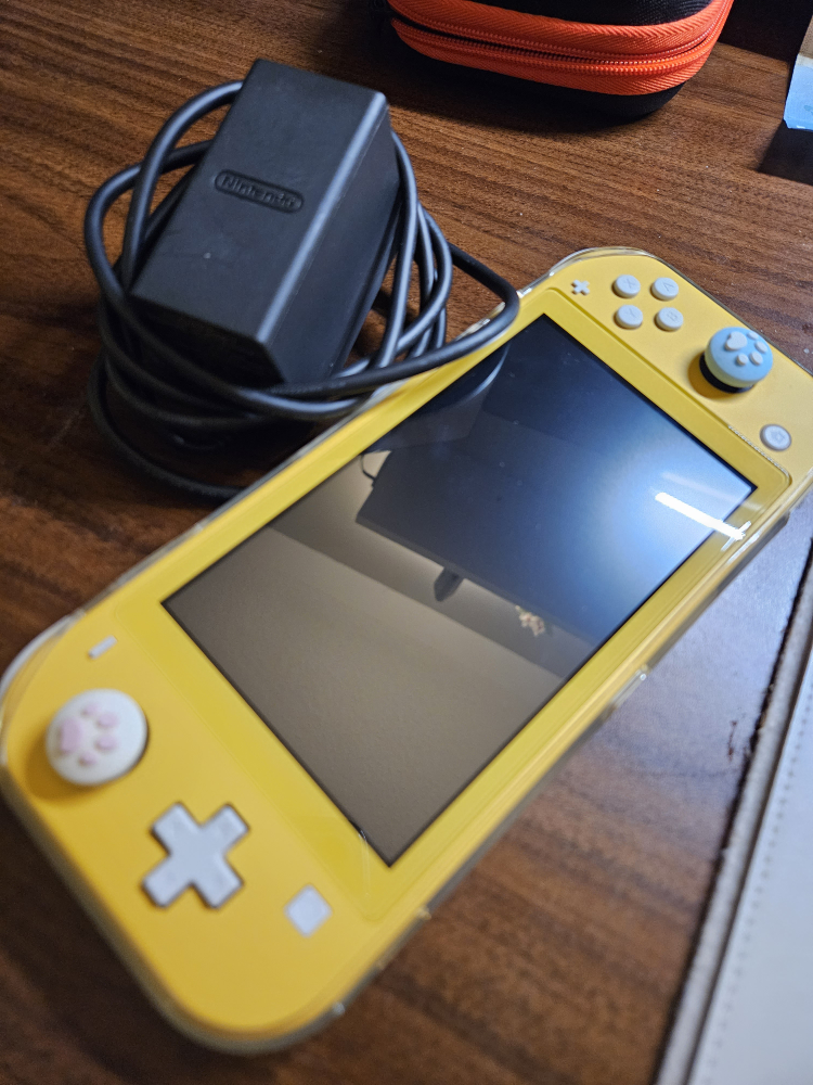 Nintendo Switch Lite with Charger, TPU Case, Thumbgrips