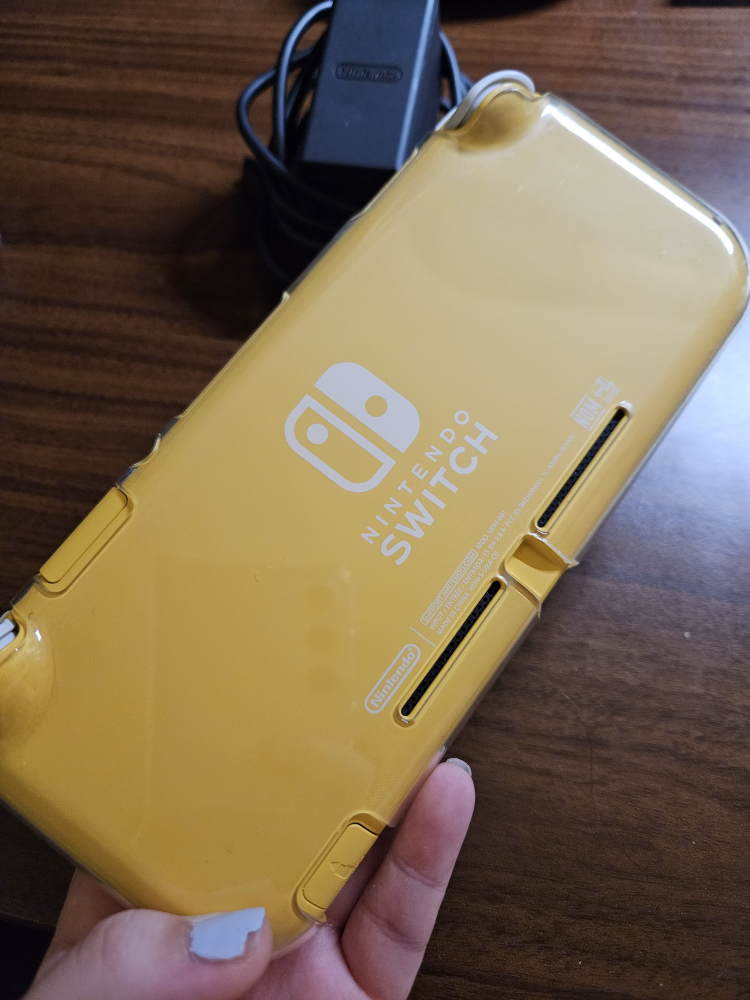 Nintendo Switch Lite with Charger, TPU Case, Thumbgrips - photo 2