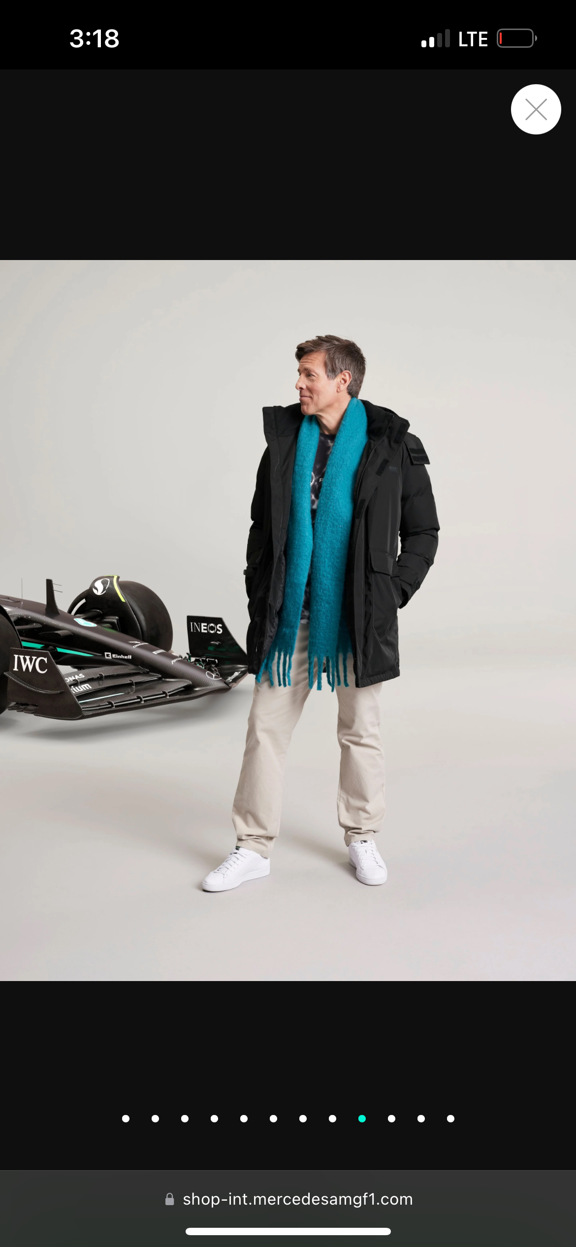 Mercedes AMG Petronas Men’s Ultimate Coat - large image indicator(4)