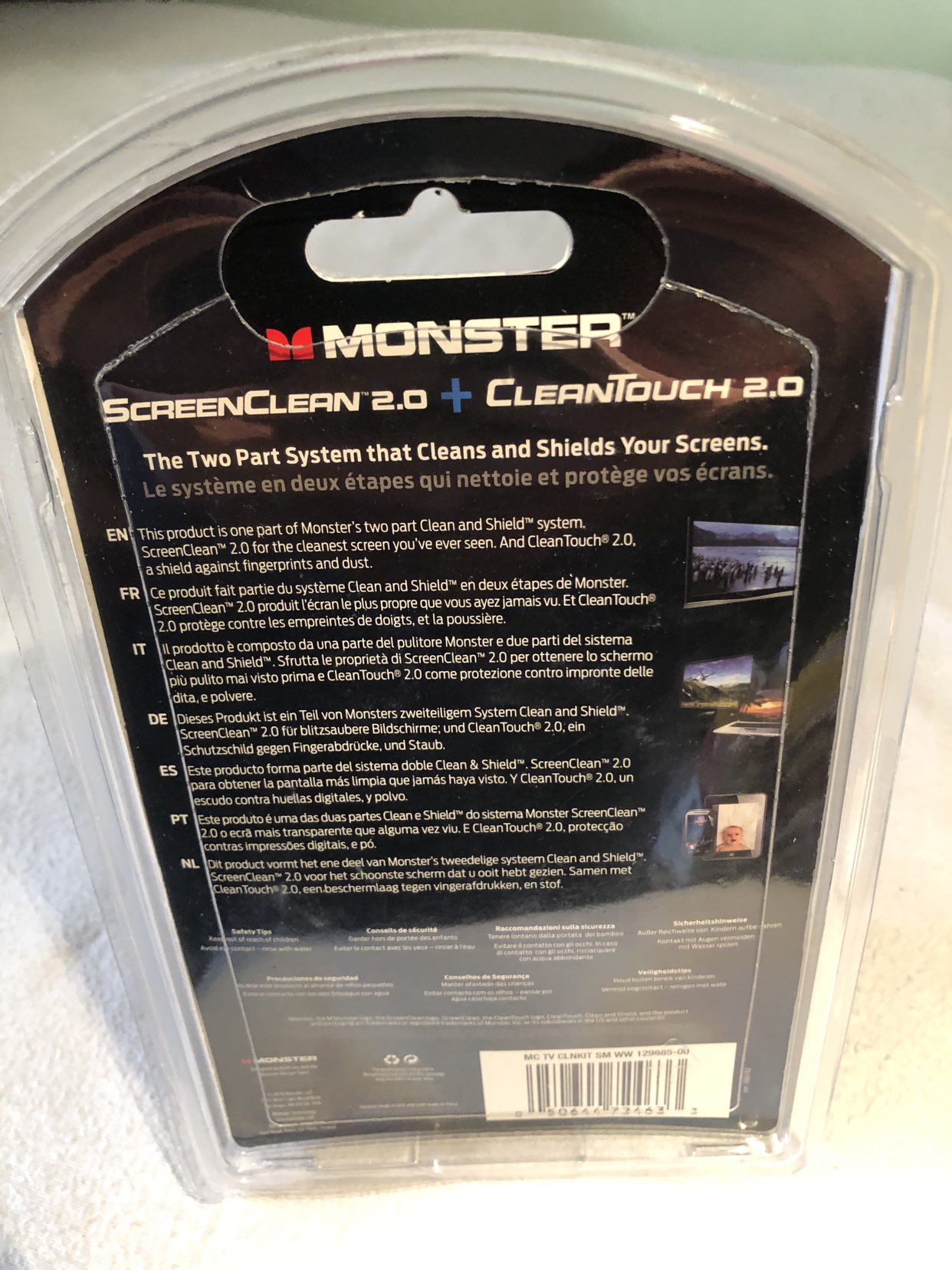 Screen cleaner Monster BNIP image indicator(2)