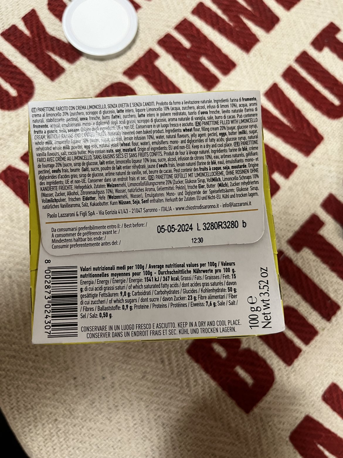 Chef Panettone cake image indicator(2)