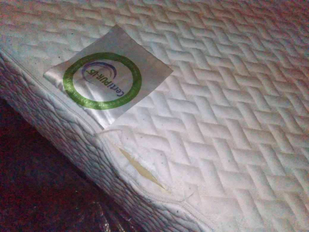 used triangular wedge pillow foam pad with removable cover image indicator(3)