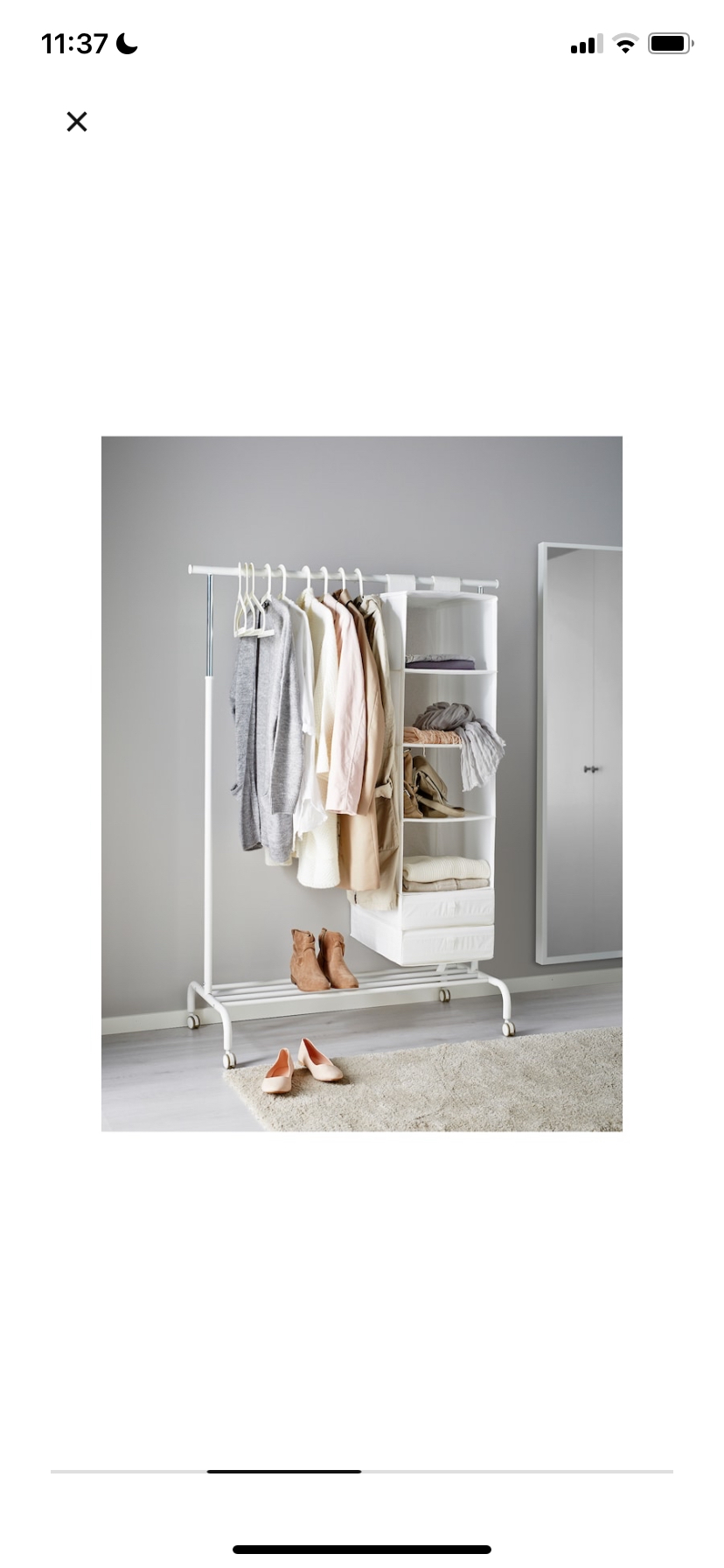 RIGGA IKEA clothes rack - photo 3