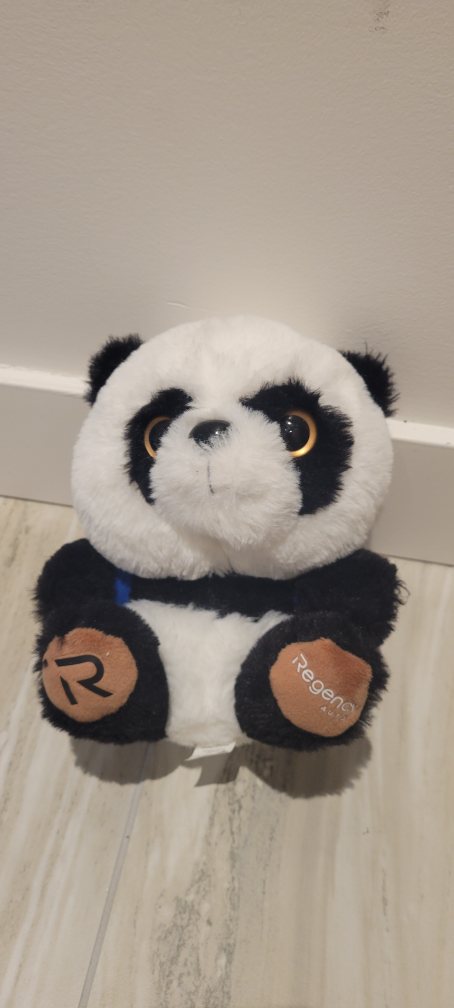 Two stuffed pandas ana a ball  #freecycle image indicator(2)