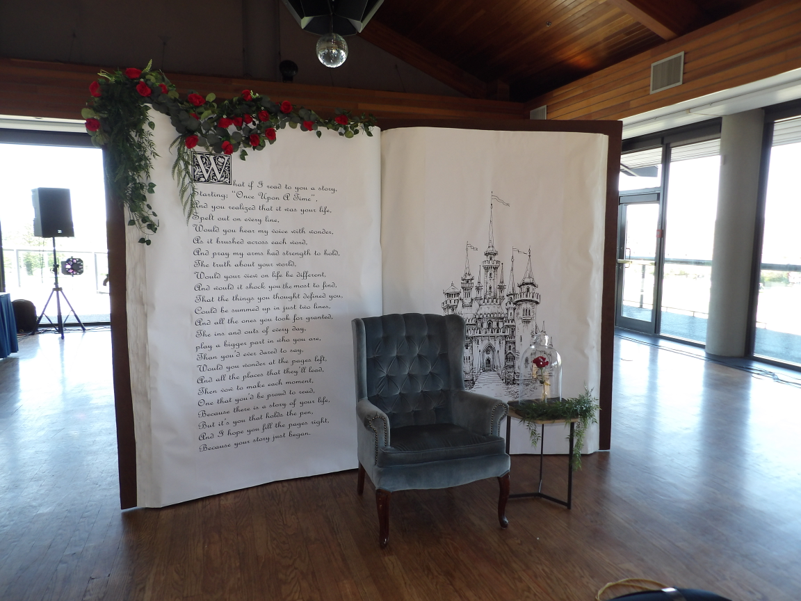 Giant Book Back Drop